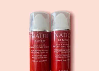 Review Natio Renew Line & Wrinkle Smoothing Serum