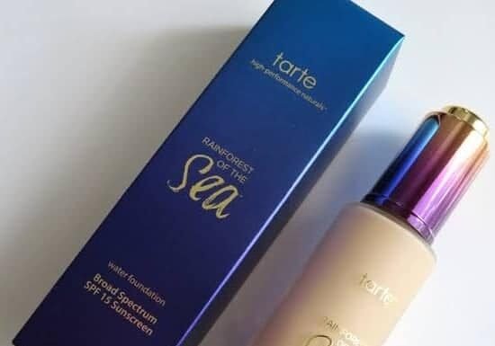 TARTE WATER FOUNDATION REVIEW