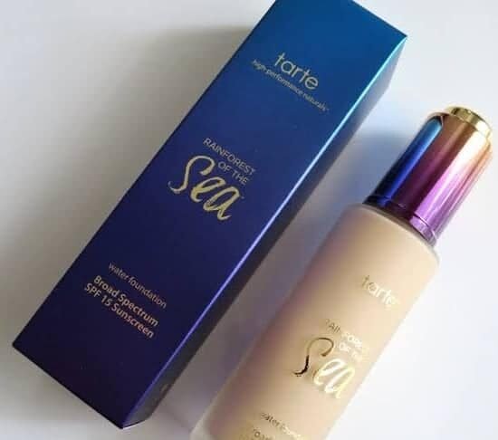 TARTE WATER FOUNDATION REVIEW