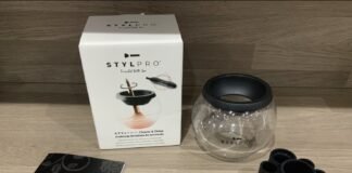 STYLPRO BRUSH CLEANING SYSTEM REVIEW Stylpro Brush Cleaner