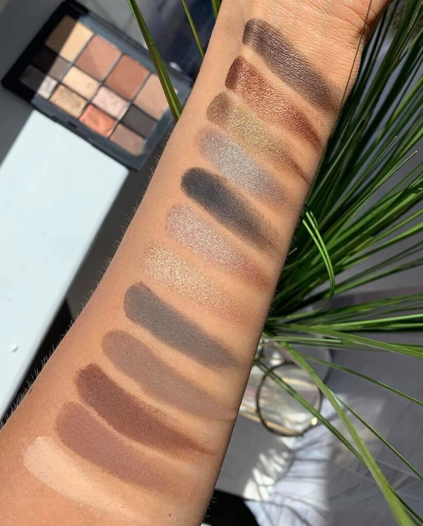 Swatch NARS Skin Deep Eyeshadow Palette