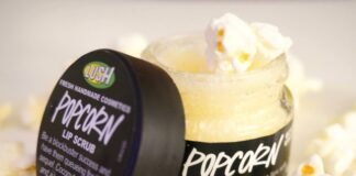 Lush Lip Scrub | Lush Popcorn Lip Scrub Review Lush Popcorn Lip Scrub