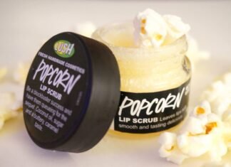Lush Lip Scrub | Lush Popcorn Lip Scrub Review Lush Popcorn Lip Scrub