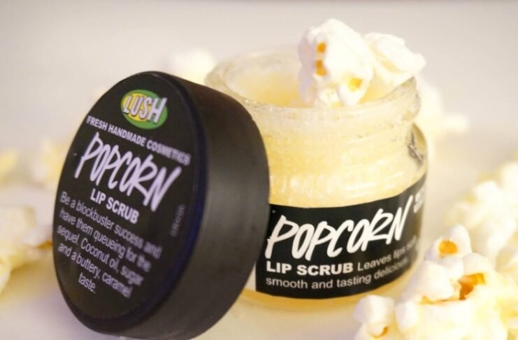 Lush Lip Scrub | Lush Popcorn Lip Scrub Review Lush Popcorn Lip Scrub