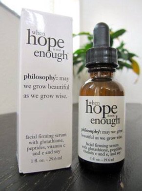 Philosophy Serum - When Hope Is Not Enough