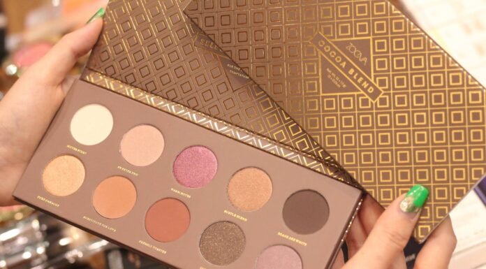 Review The Perfect Palette Tag Zoeva Cocoa Blend