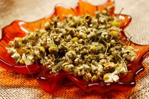hot oil treatment for hair with chamomile