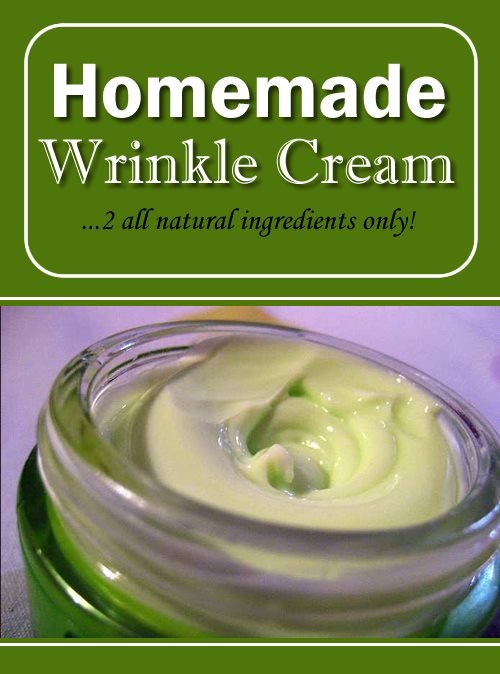 Simple homemade wrinkle cream