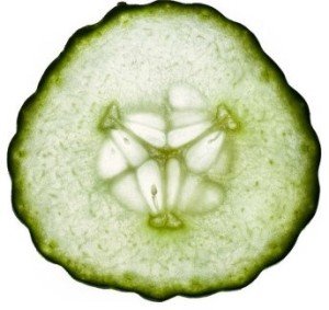 Cucumber as natural eye makeup remover