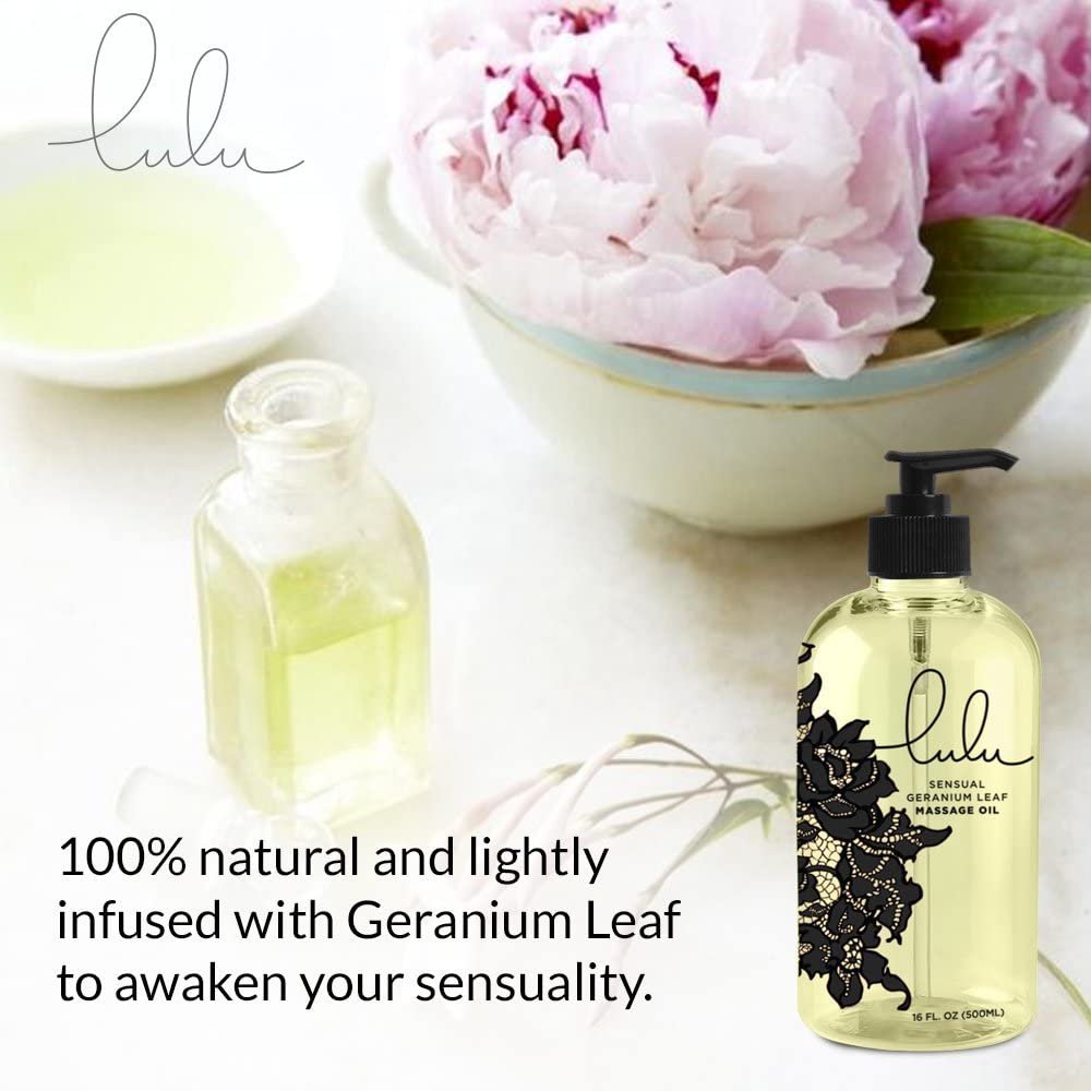 Lulu Sensual Geranium Leaf Massage Oil