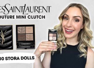 YSL Store Dolls Eyeshadow Review: A Luxurious Addition to Your Makeup Collection YSL MINI COUTURE CLUTCH 100 STORA DOLLS