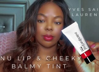 YSL Nu Muse Lipstick Review: Is This Luxurious Nude Worth The Splurge? Yves Saint Laurent Rouge Pur Couture Caring Satin Lipstick