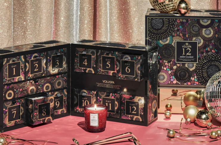 Voluspa 12 Day Advent Calendar: A Luxurious Holiday Countdown Review VOLUSPA 12 Day Candle Advent Calendar